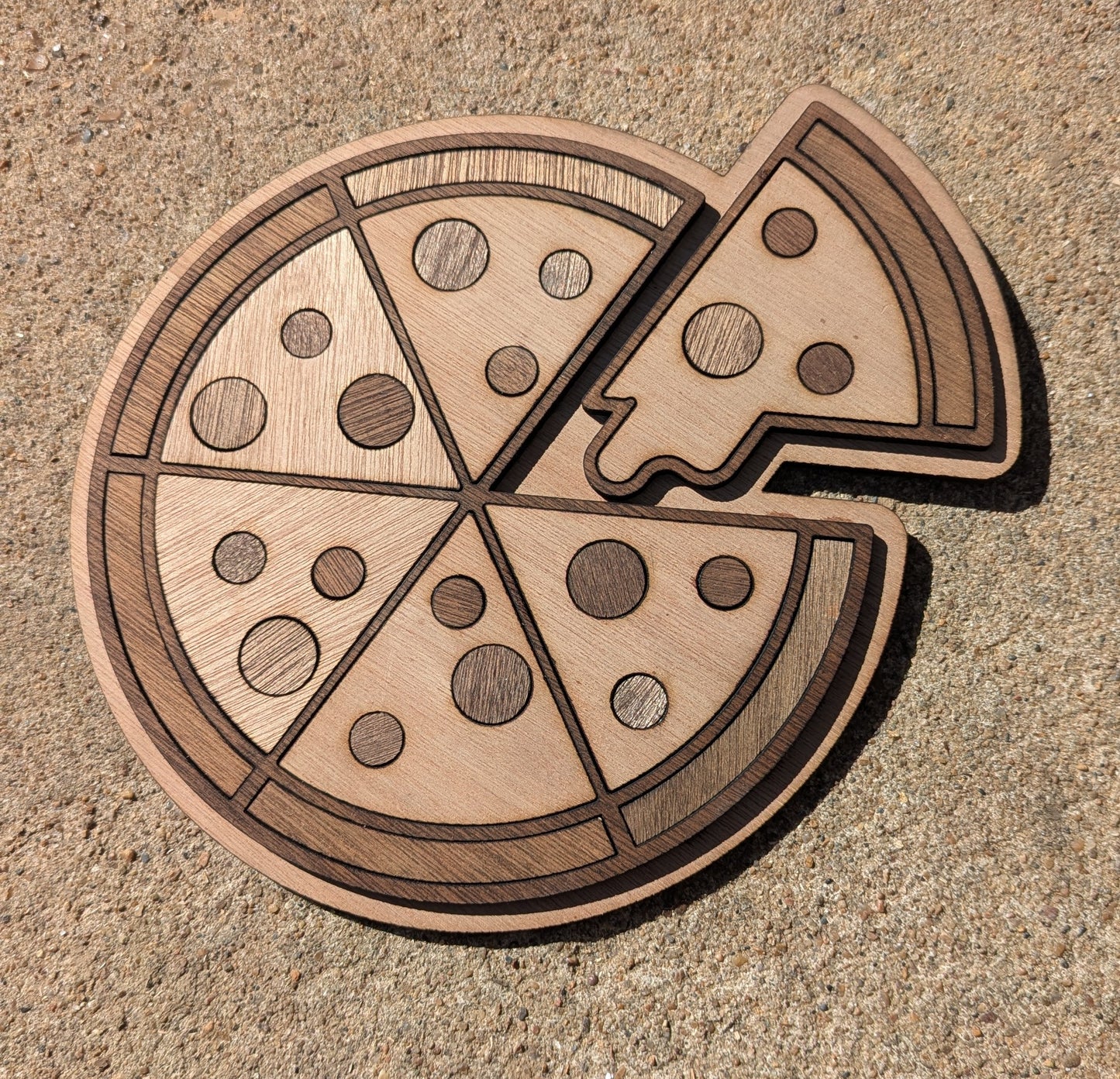 11" Inlayed Pizza Sign