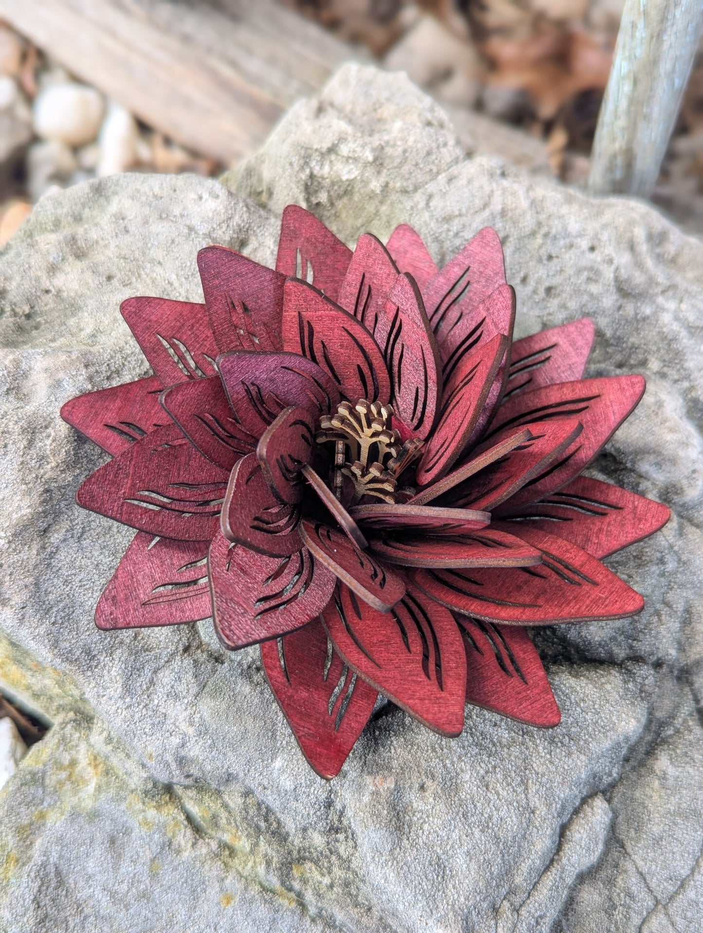 Wooden Lotus
