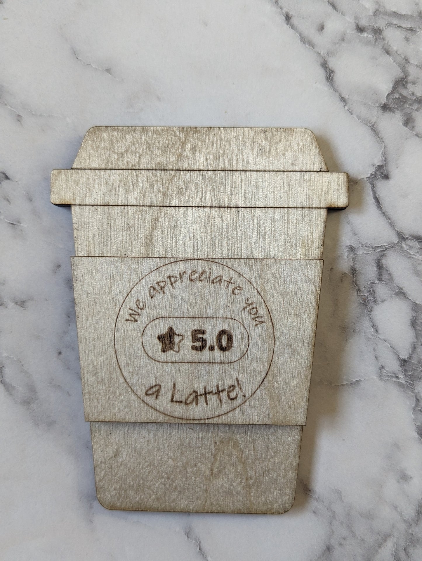 Coffee Gift Card Holder