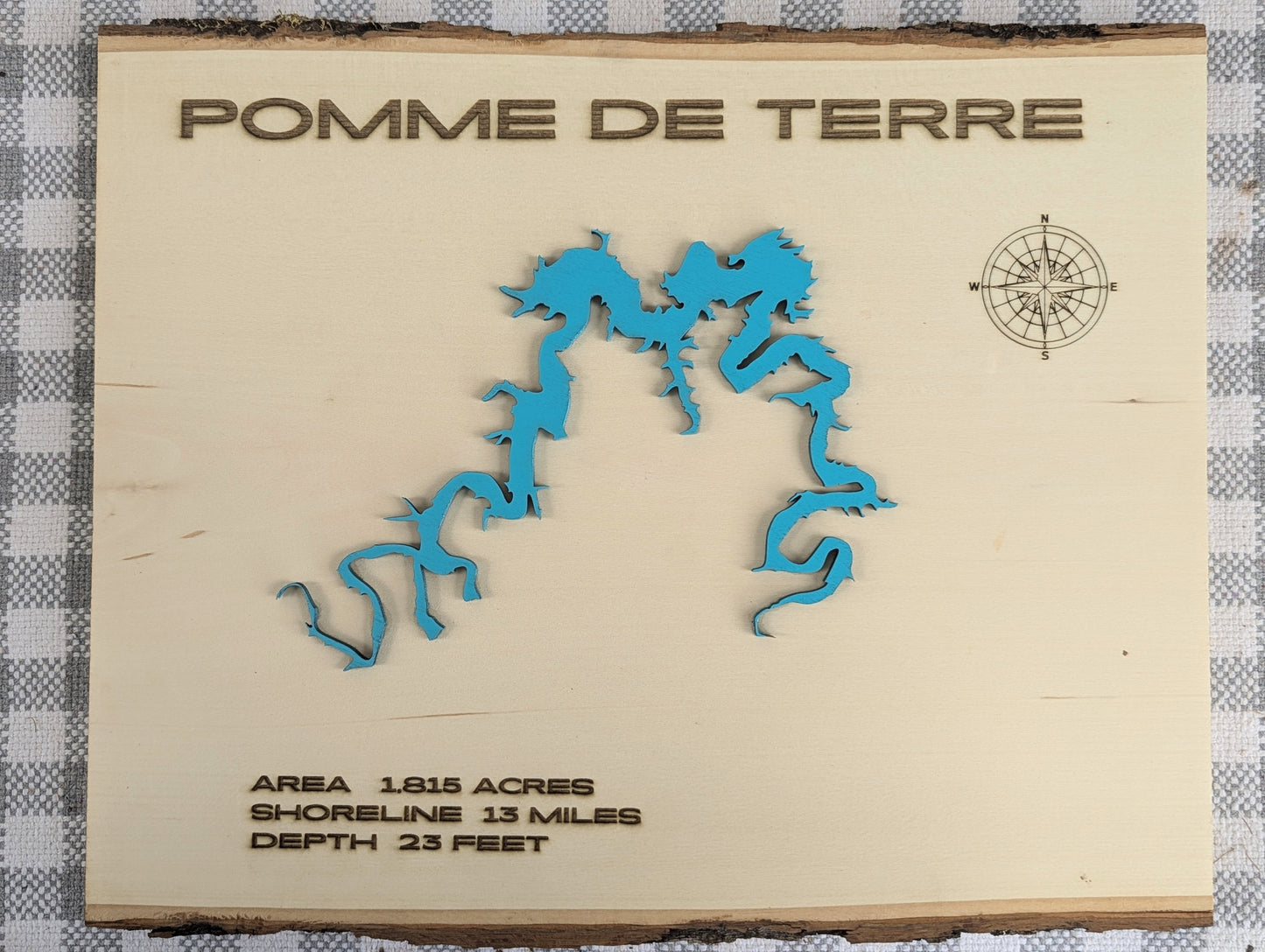Pomme De Terre lake sign
