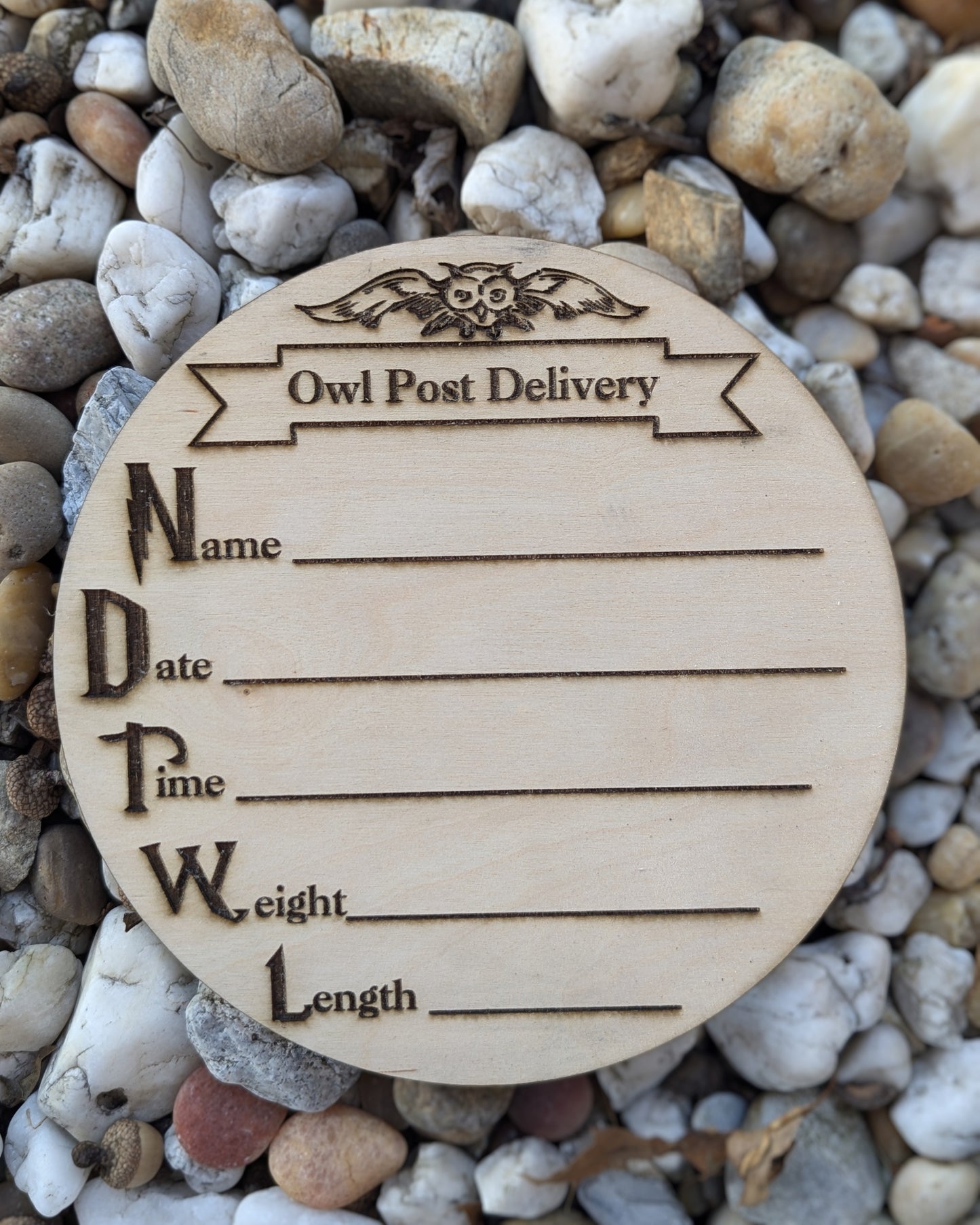 Owl Post baby annoncement