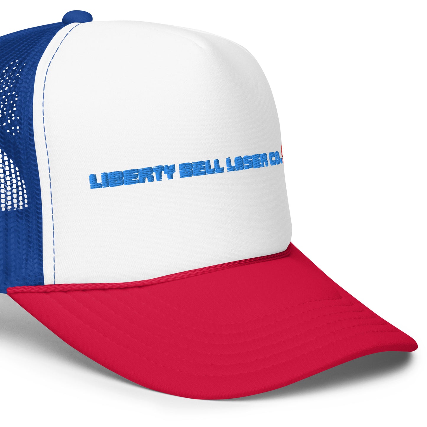 Red, White, & Blue Liberty Bell Foam Trucker Hat