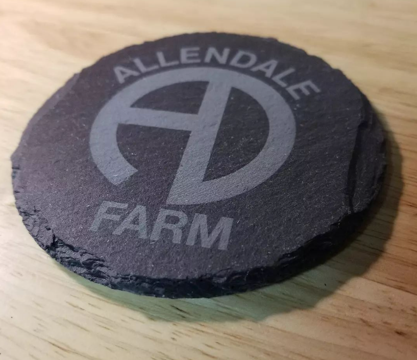 Custom Engraved Slate Coasters for your business