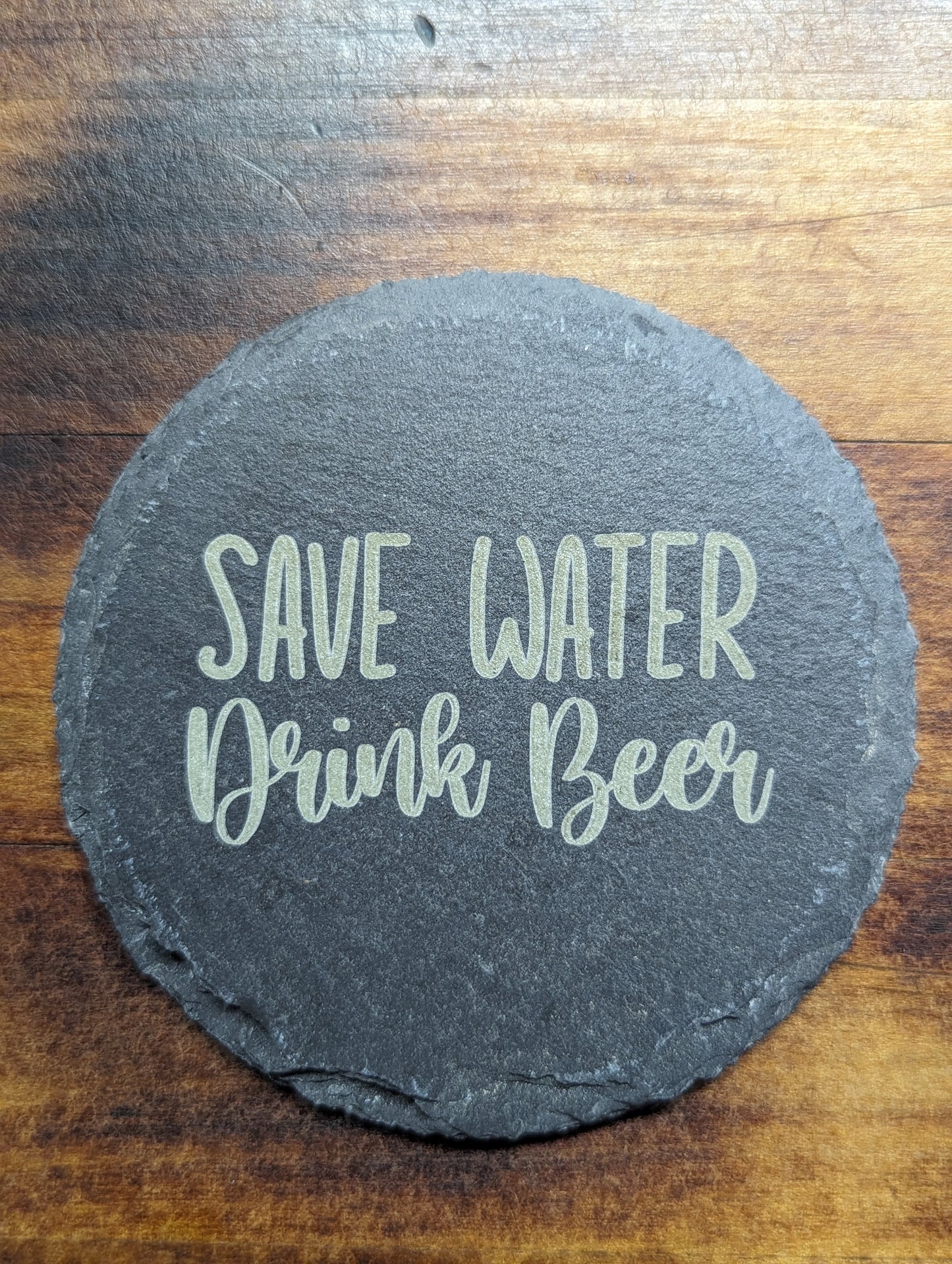 Engraved Slate Coaster