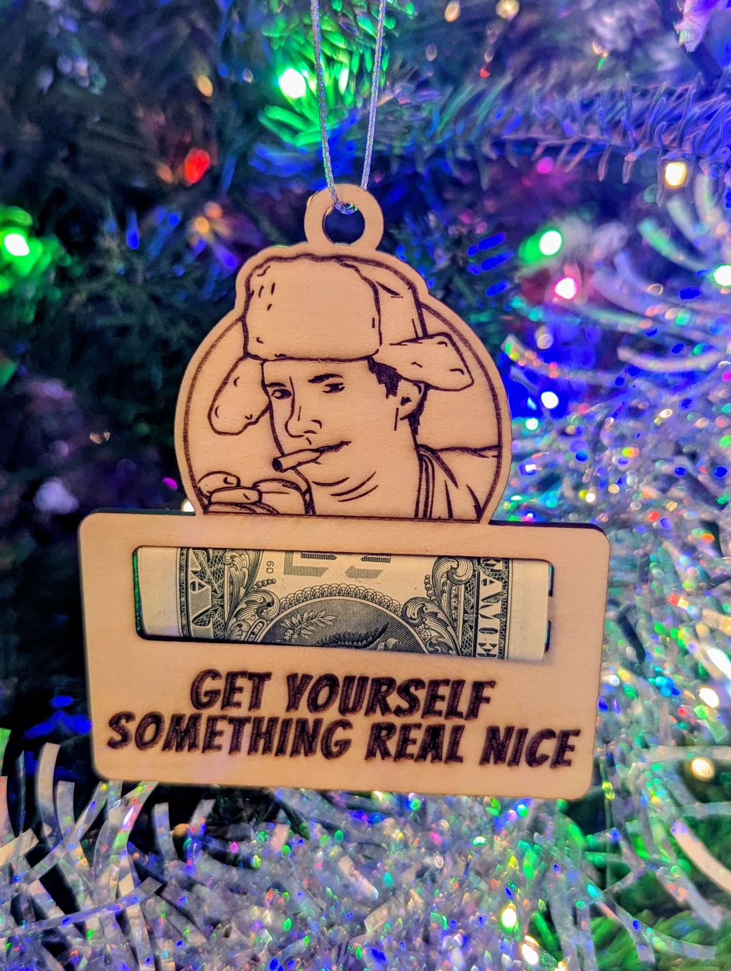 Cousin Eddy Money holder Ornament