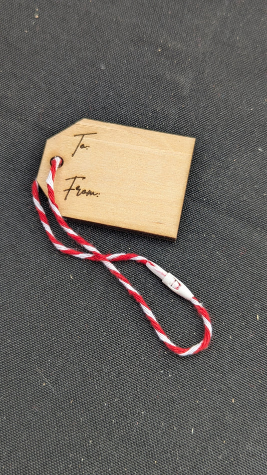 Wooden Gift Tag