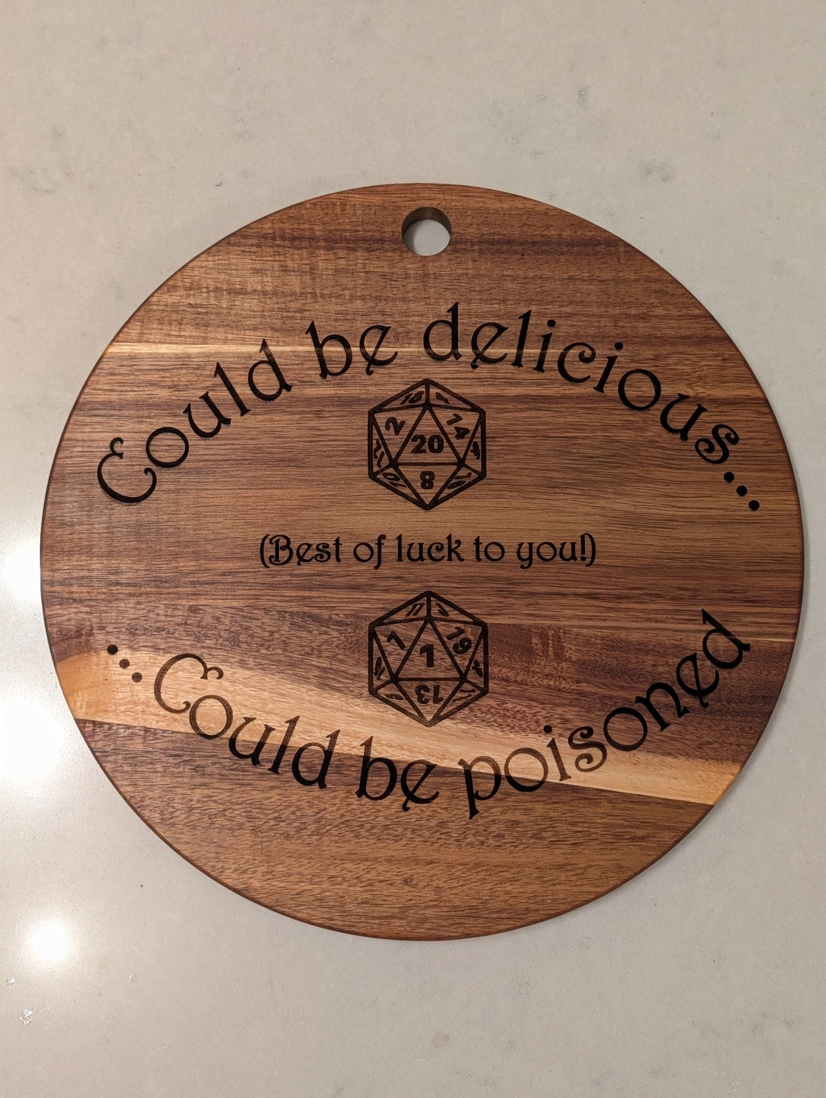 Dungeons and Dragons Serving Board