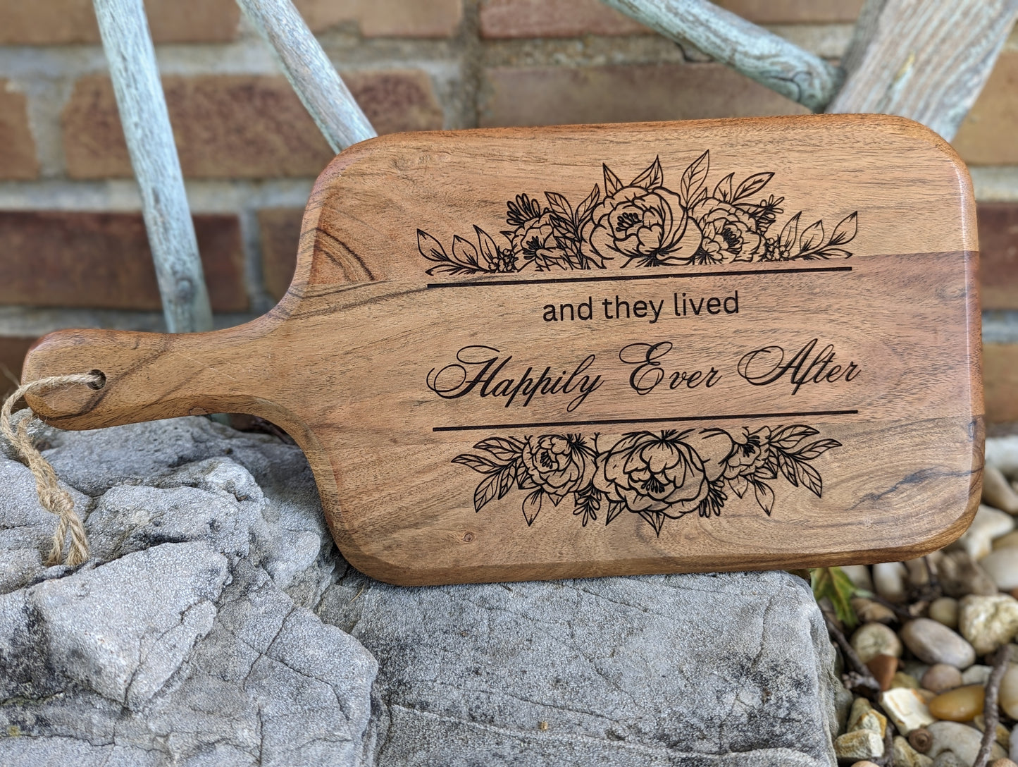 Happily Ever After cutting board