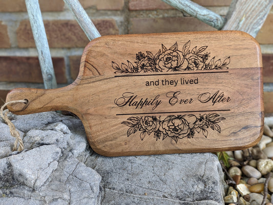 Happily Ever After cutting board