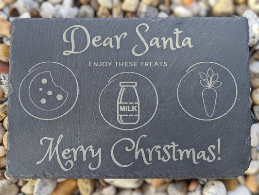 Dear Santa cookie tray