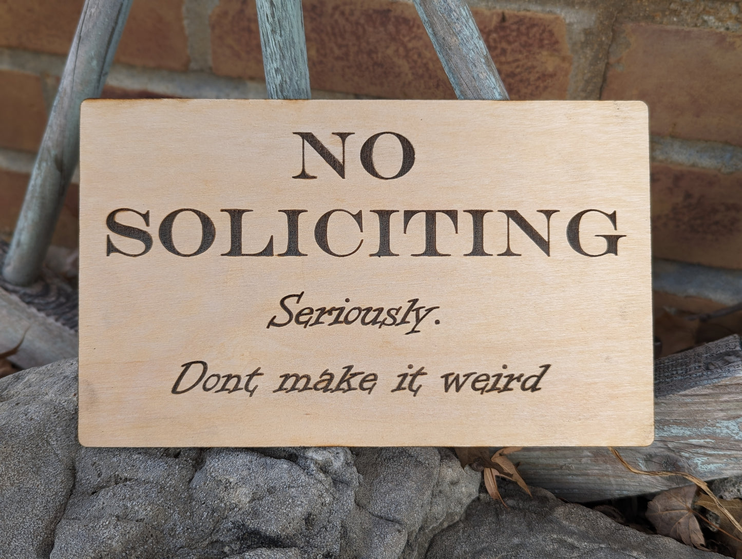 No soliciting