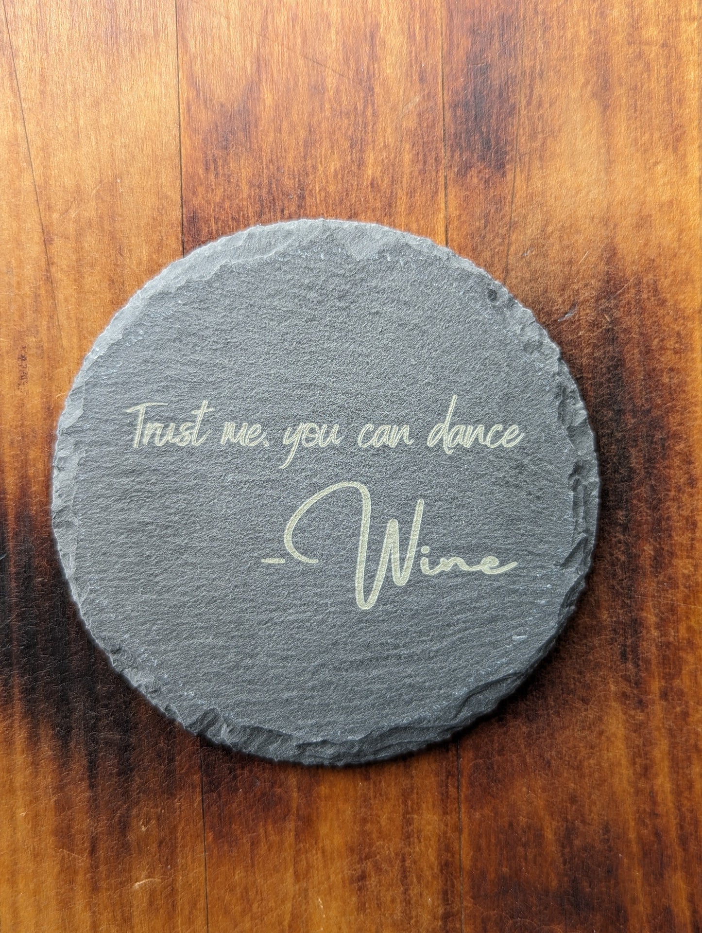 Engraved Slate Coaster