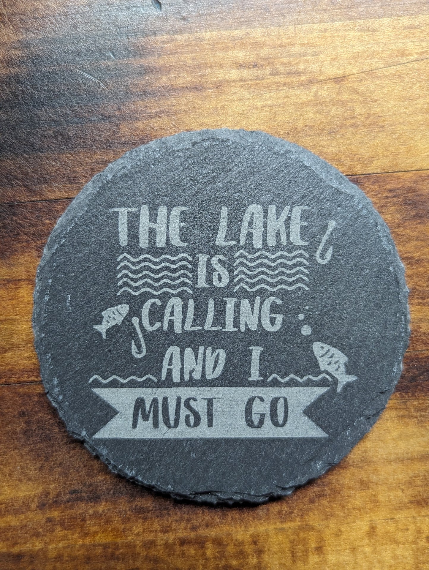 Engraved Slate Coaster